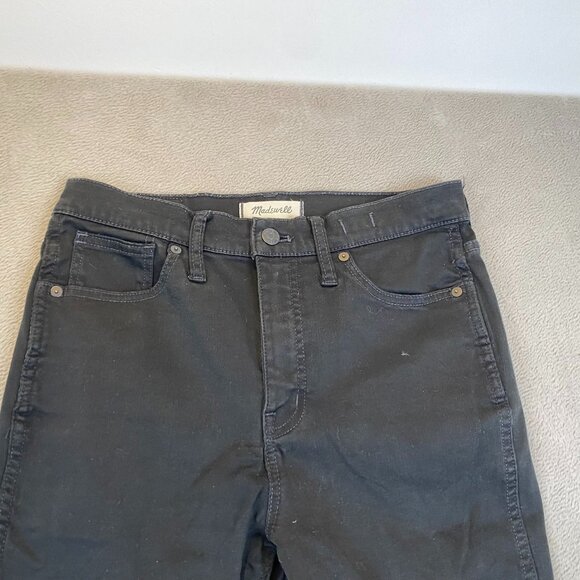 Madewell Women's Jeans Size 29 10" High-Rise Skinny Cotton/Polyester/Elastane Bl - Picture 10 of 14